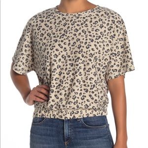 NWT -  Vici Sweet Natured Leopard Top - Large